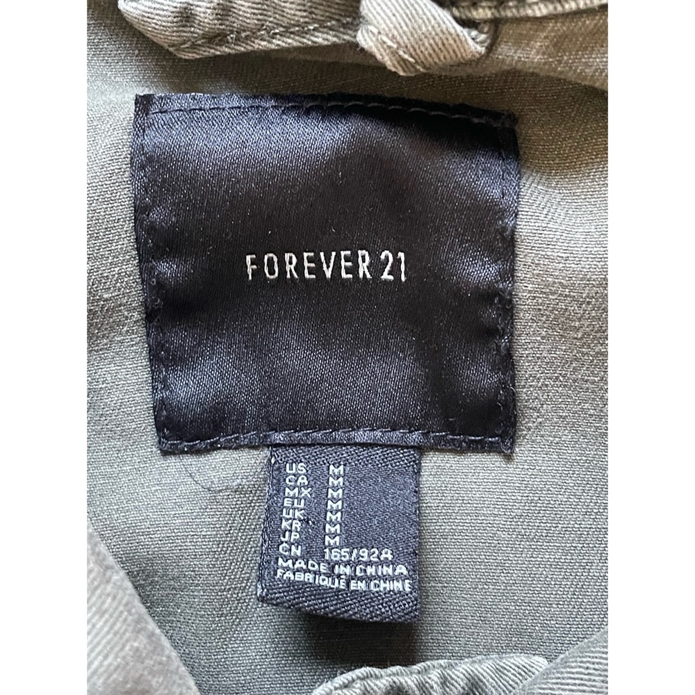 Forever 21 Military Style Rhinestone Utility Jacket - Picture 8 of 15